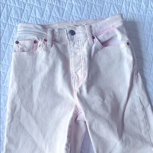 Levis pink wedge skinny jean